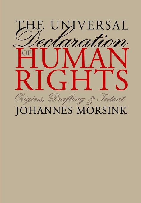 Book cover image for The Universal Declaration of Human Rights ISBN: 9780812217476